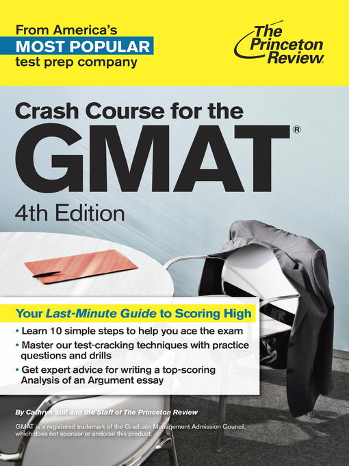 Title details for Crash Course for the GMAT by The Princeton Review - Available